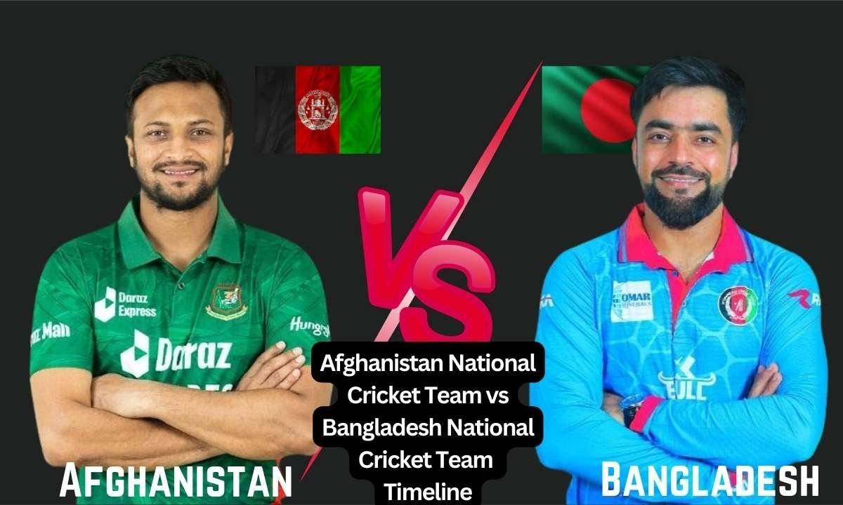 Afghanistan National Cricket Team VS Bangladesh National Cricket Team Timeline