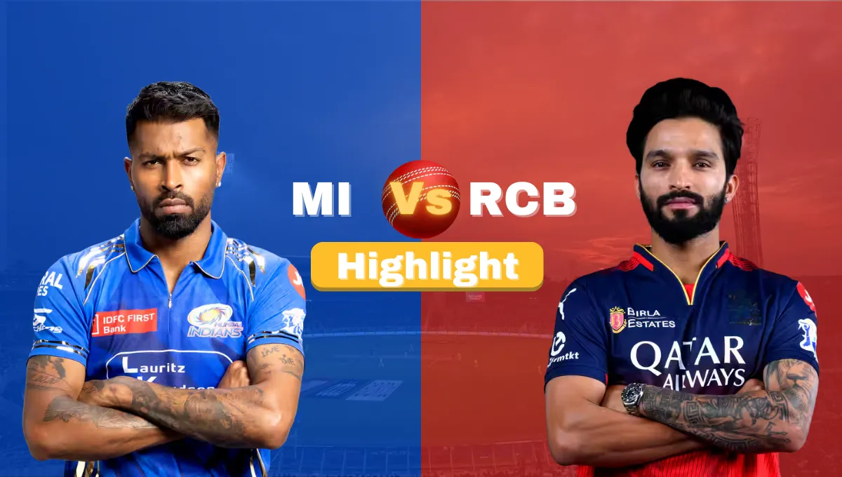 MI vs RCB Highlight