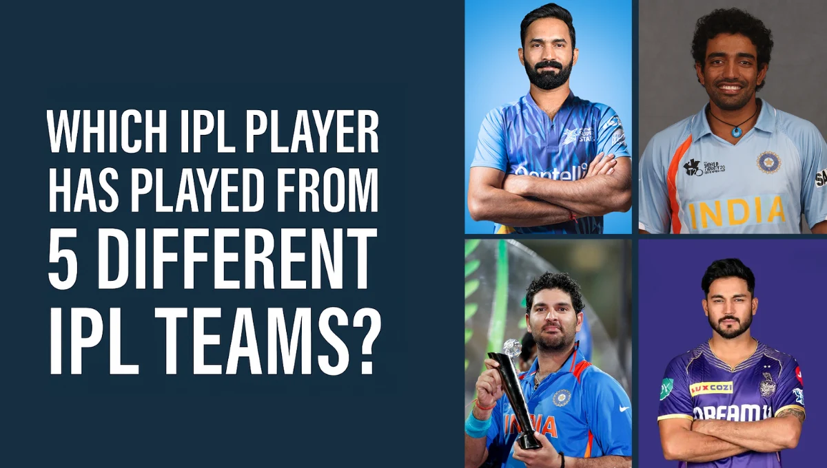 Which IPL Player Has Played From 5 Different IPL Teams