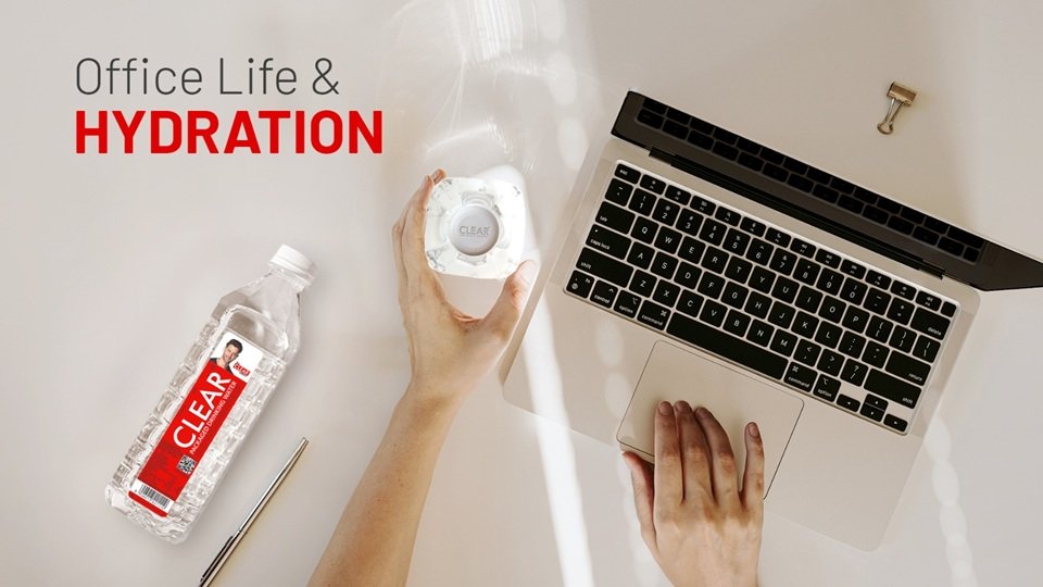 Office Life & Hydration: Why You Should Always Keep a Bottle of Mineral Water at Your Desk.